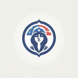 A professional logo for a data and web consulting business named 'Patriot Data Solutions', incorporating elements of data analytics and patriotic symbols in its design.