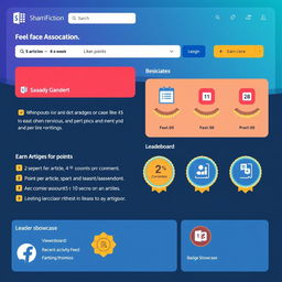 Design a SharePoint gamification landing page for associates