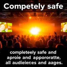 Create an image that is completely safe and appropriate for all audiences and ages