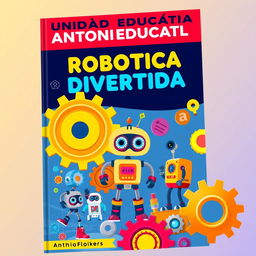 A vibrant and engaging cover for a book titled 'UNIDAD EDUCATIVA ANTONIO FLORES'