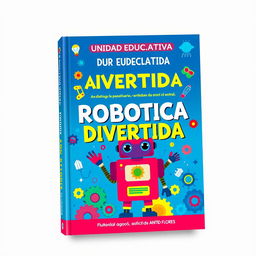 A vibrant and engaging cover for a book titled 'UNIDAD EDUCATIVA ANTONIO FLORES'