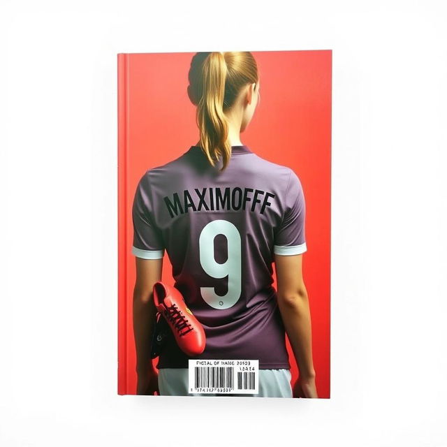 A book cover featuring a woman seen from the back, with a ponytail