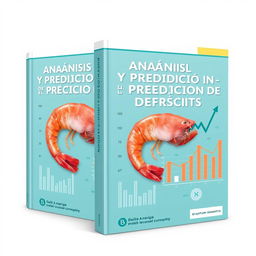 A book cover design for a book titled 'Análisis y Predicción de Precios del Camarón'