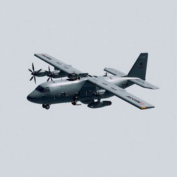 Create an image of the 'Mini AC-130 Spectre Light,' a small, versatile aircraft designed for aerial combat and support scenarios