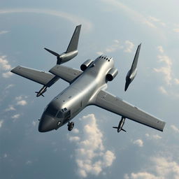 Create an image of the 'Mini AC-130 Spectre Light,' a small, versatile aircraft designed for aerial combat and support scenarios