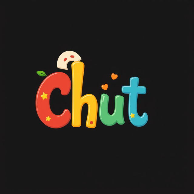 Create an image of the word 'Chut' in a visually appealing and artistic manner