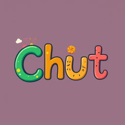 Create an image of the word 'Chut' in a visually appealing and artistic manner