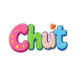 Create an image of the word 'Chut' in a visually appealing and artistic manner