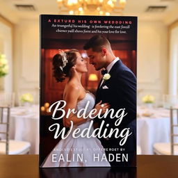 A book cover featuring a bridesmaid helping the groom to end his own wedding, with the two of them falling in love