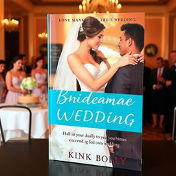 A book cover featuring a bridesmaid helping the groom to end his own wedding, with the two of them falling in love