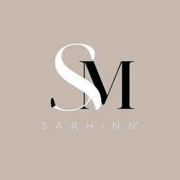 A stylish and modern logo for a clothing store featuring the letters 'S' and 'M'