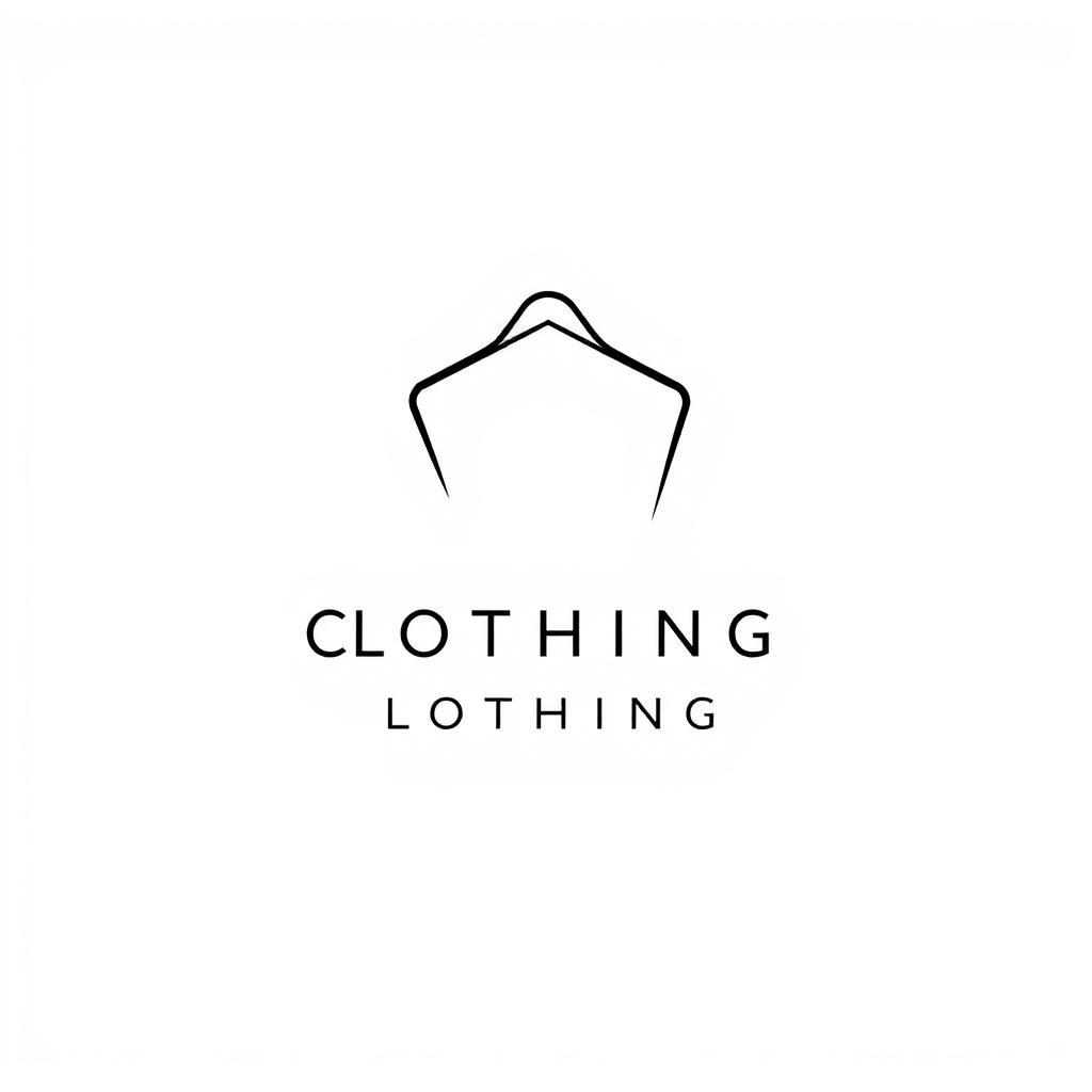 A stylish and modern logo for a clothing store