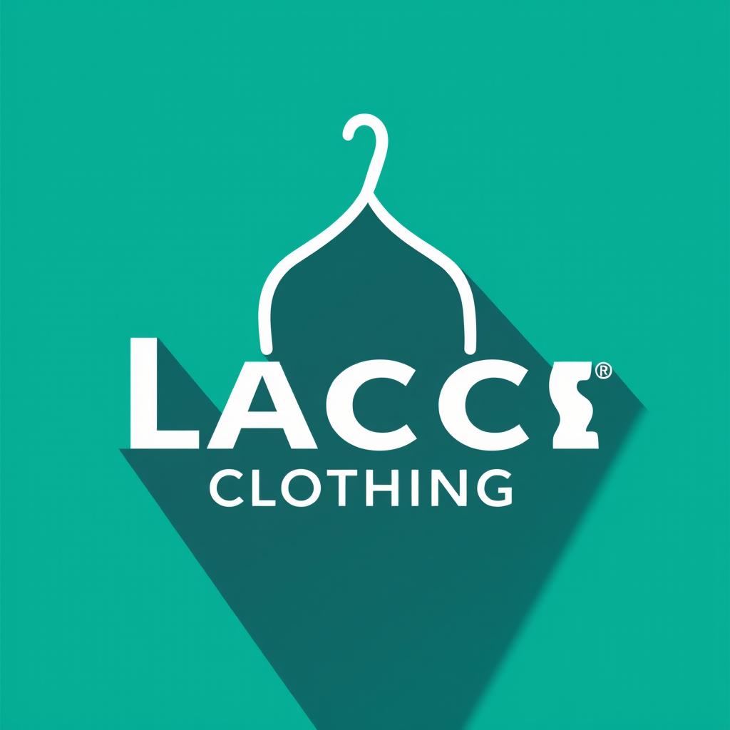 A professional and clean logo for a medical clothing store