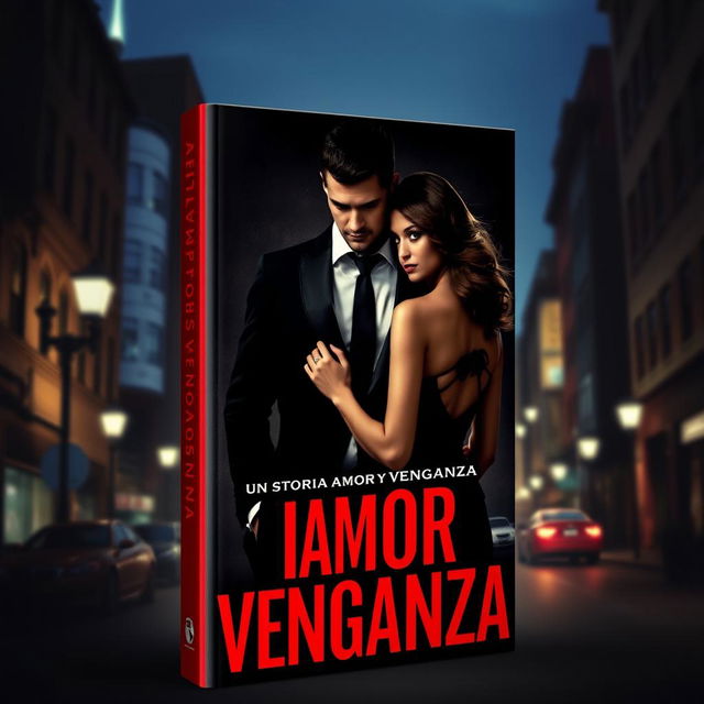 Una portada de libro que representa una historia de mafia, amor y venganza