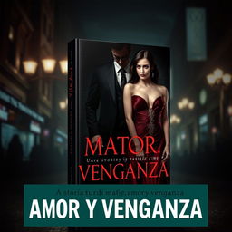 Una portada de libro que representa una historia de mafia, amor y venganza