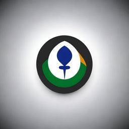 Create a dark-themed image featuring the Indian flag in a dark, foggy atmosphere