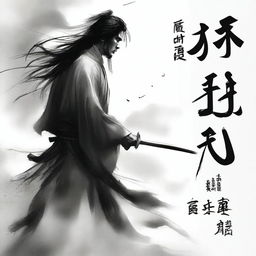 A cover design for a wuxia-inspired novel titled 'Return of the Conqueror