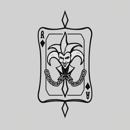 Create a divine symbol for a god of contracts and bets in the style of a Dungeons & Dragons divine symbol