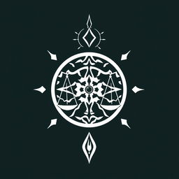 Create a divine symbol for a Dungeons & Dragons god of contracts and bets