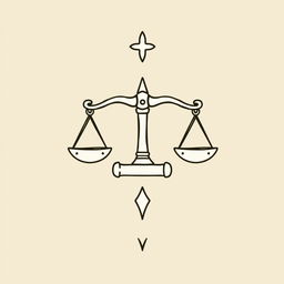 Create a simple and easy-to-draw divine symbol for a Dungeons & Dragons god of contracts and bets