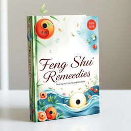 A beautifully illustrated book cover showcasing Feng Shui remedies