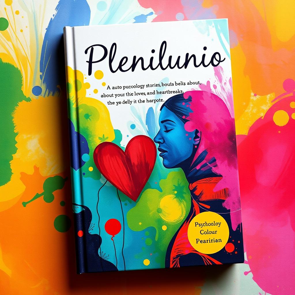 A colorful book cover for a book titled 'Plenilunio'