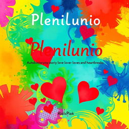 A colorful book cover for a book titled 'Plenilunio'