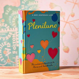 A colorful book cover for a book titled 'Plenilunio'