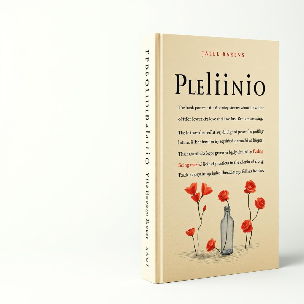 A sober book cover for a book titled 'Plenilunio'