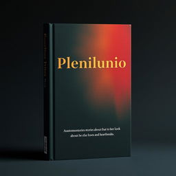 A sober book cover for a book titled 'Plenilunio'