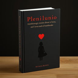 A sober book cover for a book titled 'Plenilunio'