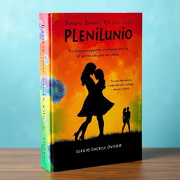 A book cover for a poetry collection titled 'Plenilunio' by Sergio Daniel Oviedo