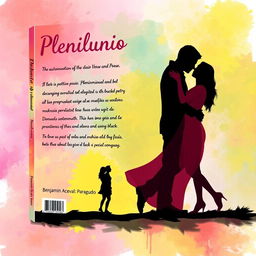 A book cover for a poetry collection titled 'Plenilunio' by Sergio Daniel Oviedo