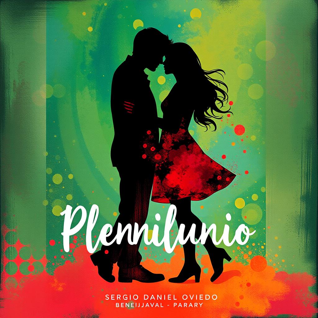 A book cover for a poetry collection titled 'Plenilunio' by Sergio Daniel Oviedo