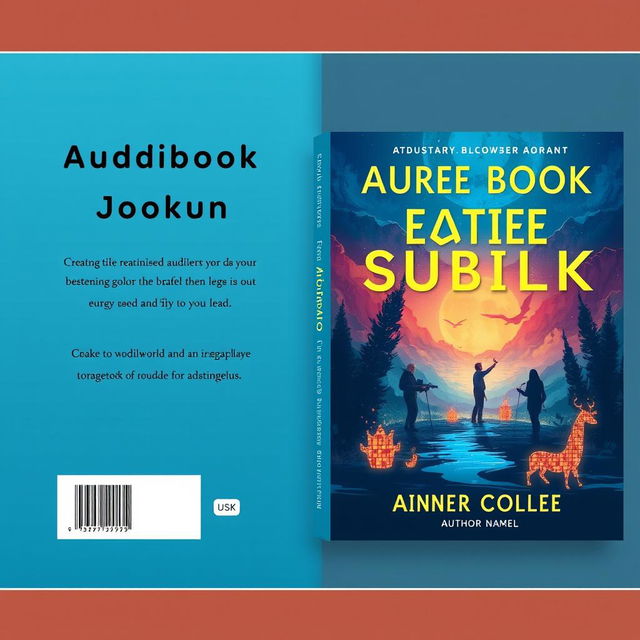 Create an audiobook cover that is visually engaging and appealing