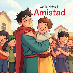 Portada de un cuento infantil sobre la amistad