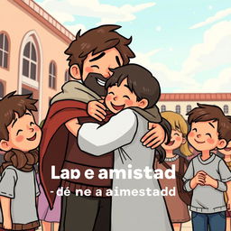 Portada de un cuento infantil sobre la amistad