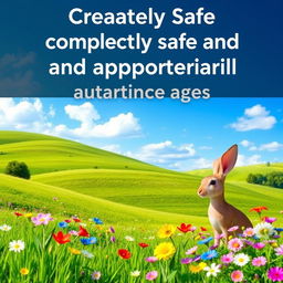 Create an image that is completely safe and appropriate for all audiences and ages