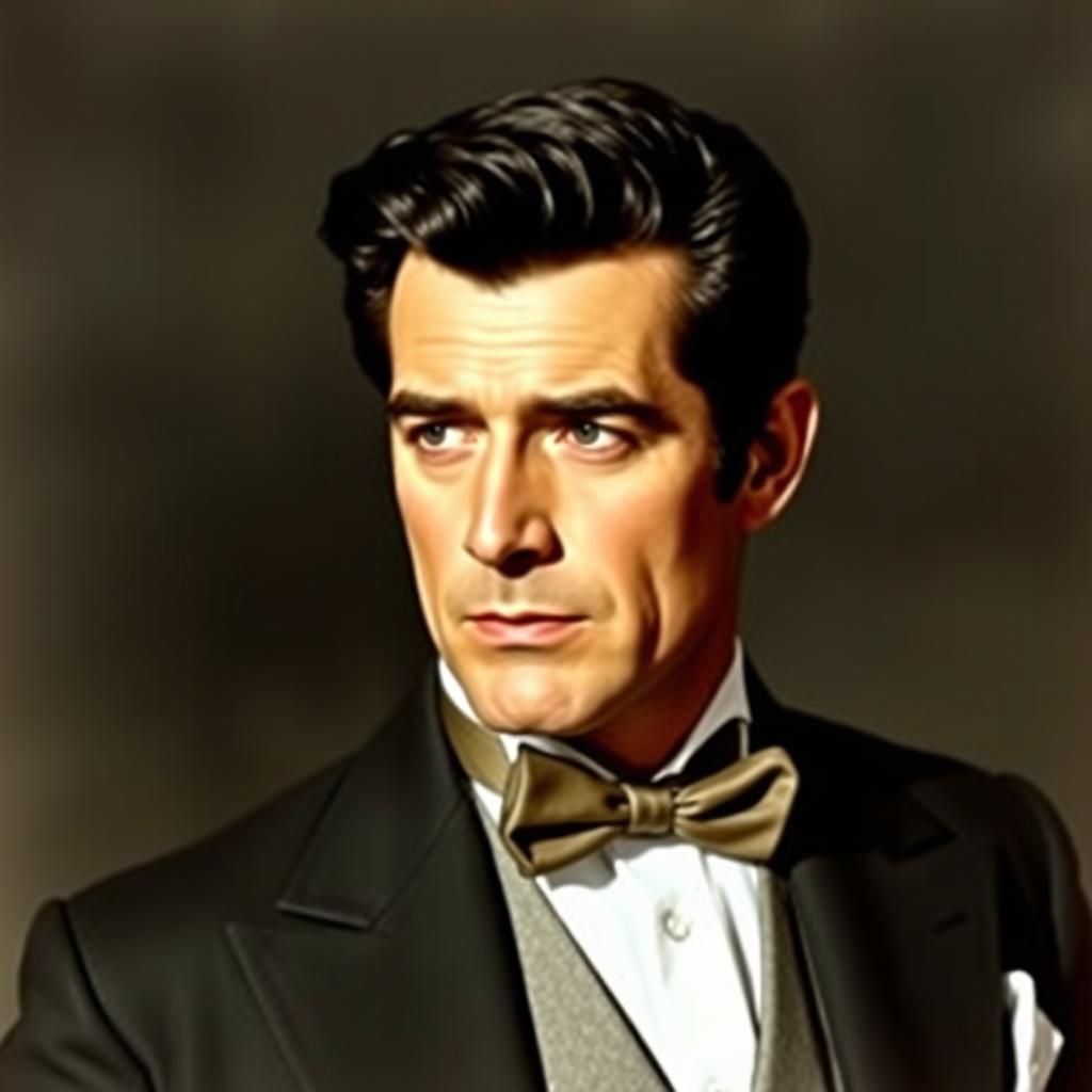 A portrait of Rhett Butler, as portrayed by Clark Gable in Gone with the Wind