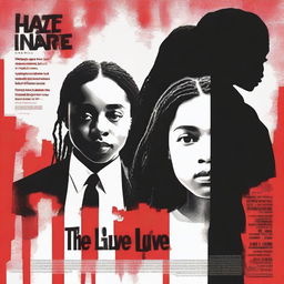 Create a movie poster for 'The Hate U Give'