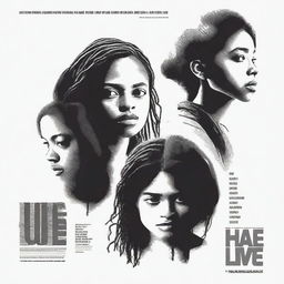 Create a movie poster for 'The Hate U Give'