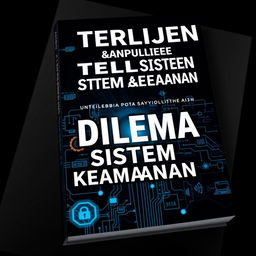 A compelling book cover for a title called 'INTELIJEN DAN DILEMA SISTEM KEAMANAN'