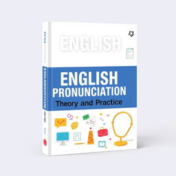 Create a book cover for a book titled 'ENGLISH PRONUNCIATION: Theory and Practice'