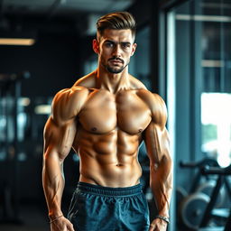 A visually appealing image of a fit and toned body, showcasing defined muscles and a healthy physique