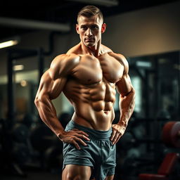 A visually appealing image of a fit and toned body, showcasing defined muscles and a healthy physique