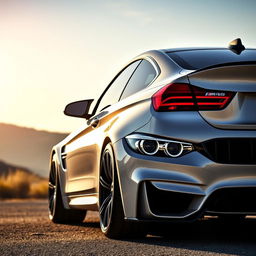 A highly detailed image of a 2014 BMW M4