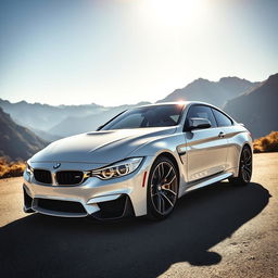 A highly detailed image of a 2014 BMW M4