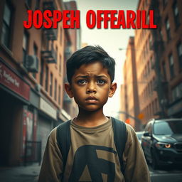 Create an image of a young boy named Joseph Ofarrill, who goes missing in the South Bronx