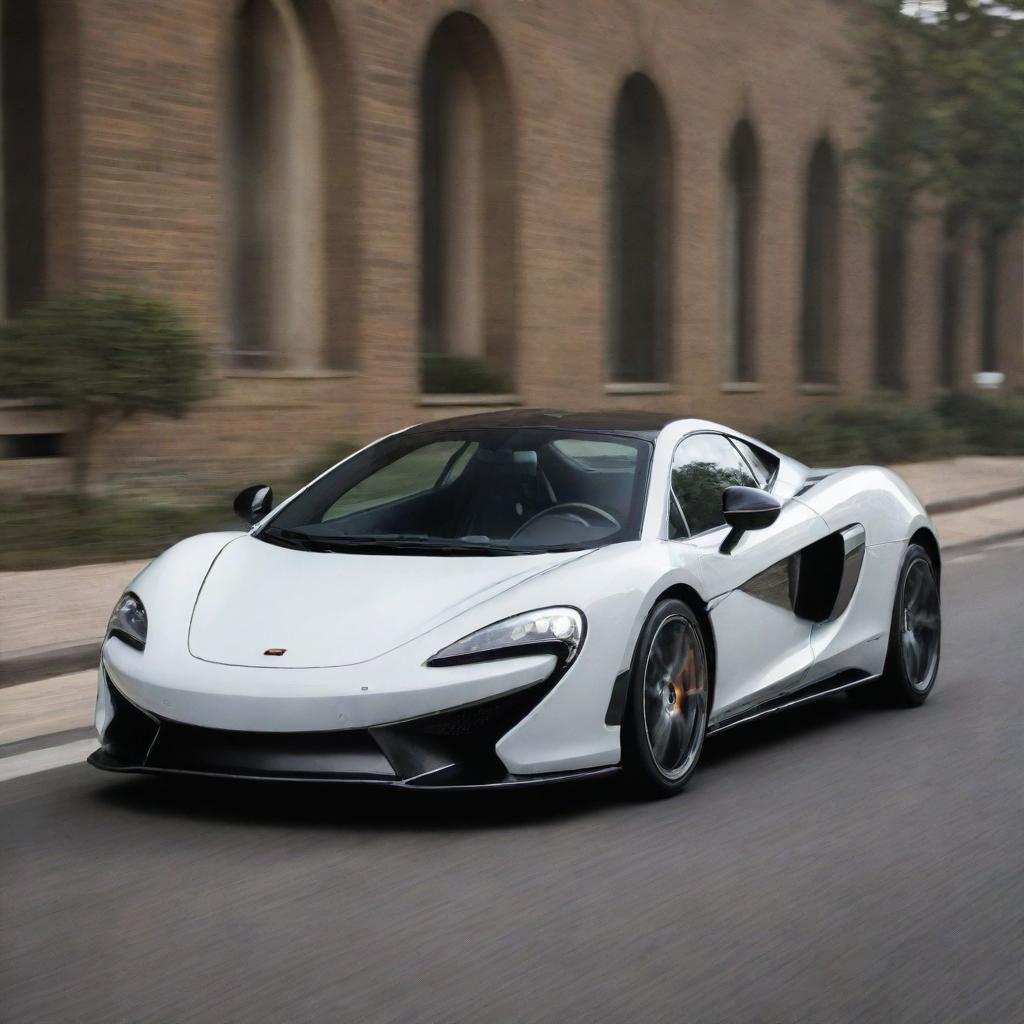 A unique combination of a McLaren's dynamic sporty design with the compact and functional attributes of a FIAT, creating a stylish sporty city car.