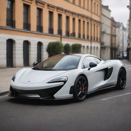 A unique combination of a McLaren's dynamic sporty design with the compact and functional attributes of a FIAT, creating a stylish sporty city car.